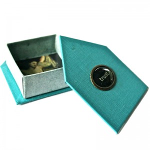 Caixa de presente personalizada colorida em forma especial para pacote de presente promocional